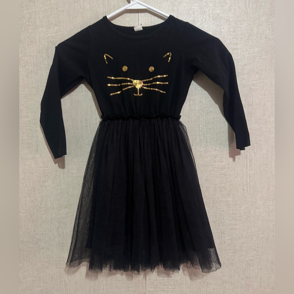 Girls kitty cat tutu dress